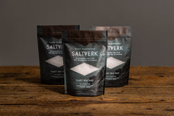 Flaky Sea Salt - 6oz in Stand-up Re-sealable bag - Sustainable Sea Salt from Iceland