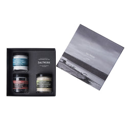 Luxury Gift box w/ Saltverk Pure Salt + Lava Salt + Birch Smoked Salt - Saltverk