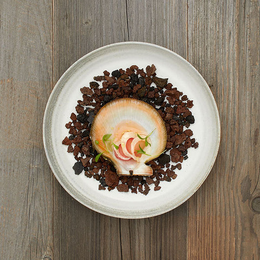 RHUBARB & SCALLOP CEVICHE