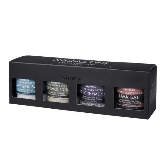 Pure, Birch, Arctic & Lava Giftbox - Sustainable Sea Salt from Iceland