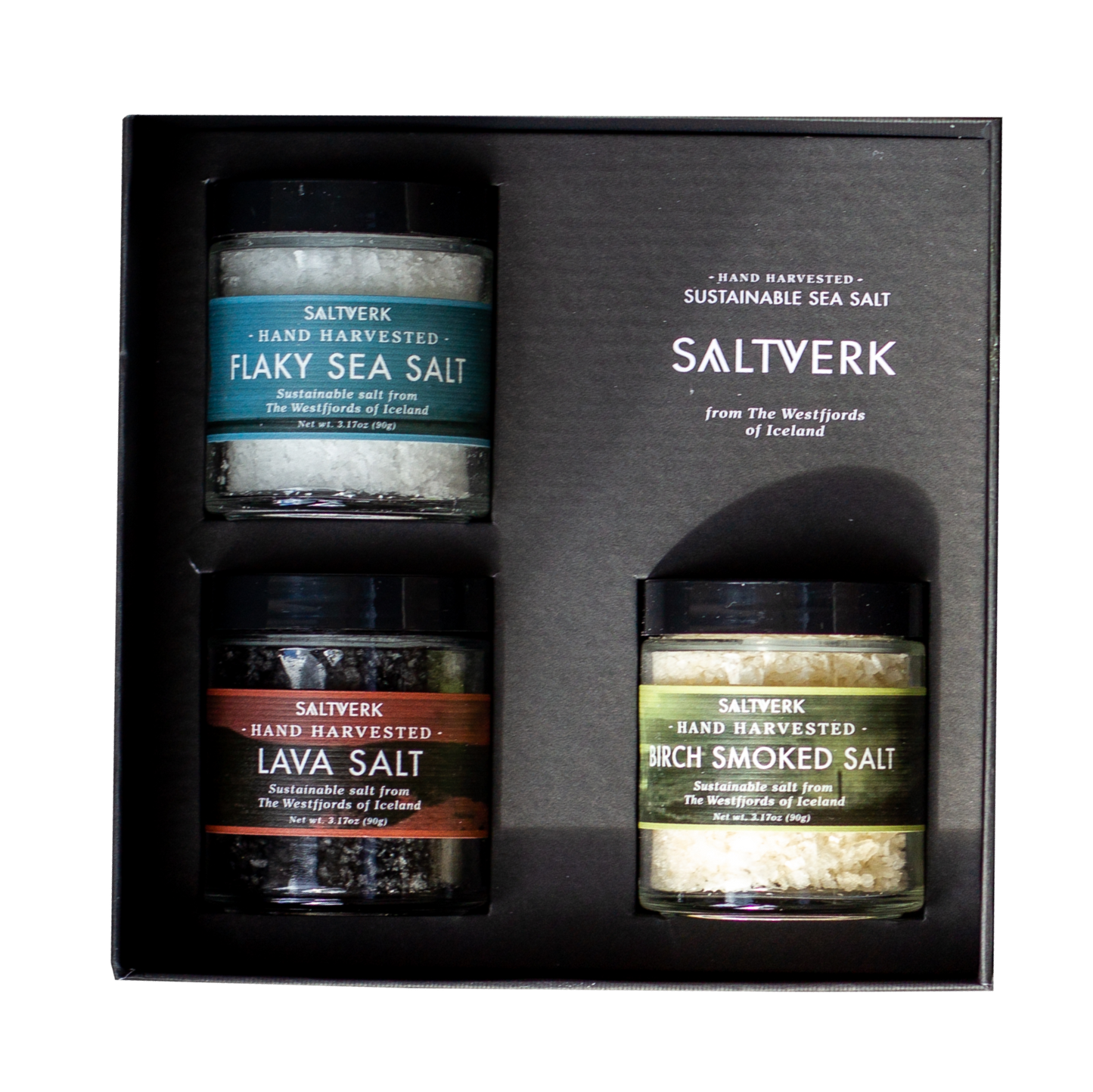 Pure, Lava & Birch - Luxury Giftbox - Sustainable Sea Salt from Iceland